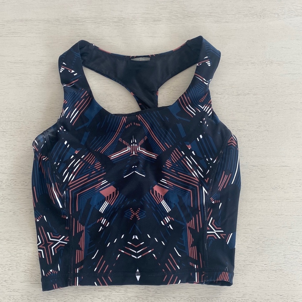Sweaty Betty Workout Tank / Long-line Sports Bra Size small